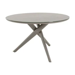 Lesli Living Tuintafels|Mojito Tuintafel Rond keramisch taupe 120cm