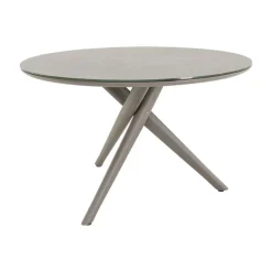 Lesli Living Tuintafels|Mojito Tuintafel Rond keramisch taupe 120cm