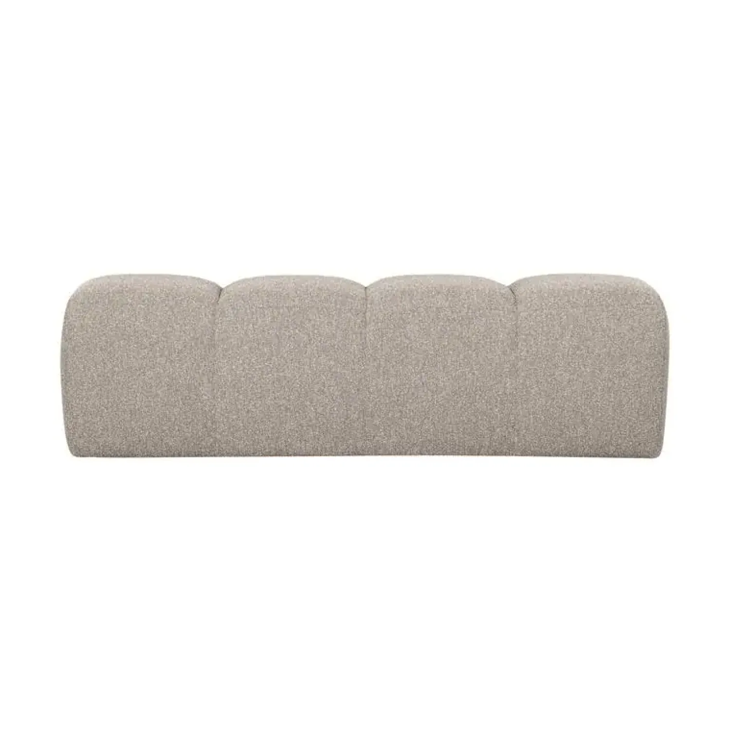 WOOOD Eetkamerbanken|Eetkamerbanken|Mojo Eetkamerbank Bouclé Beige Melange 164cm
