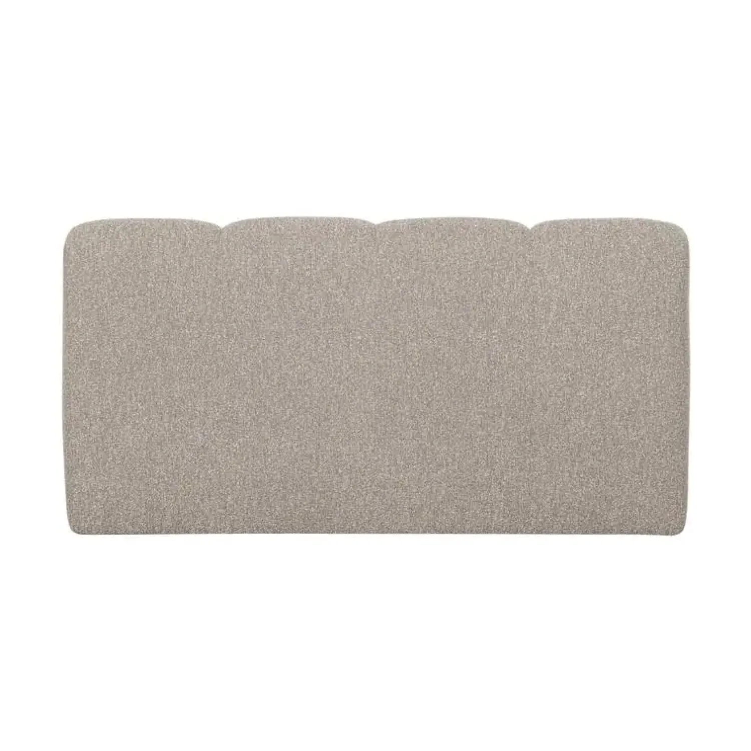 WOOOD Eetkamerbanken|Eetkamerbanken|Mojo Eetkamerbank Met Rugleuning Bouclé Beige Melange 164cm