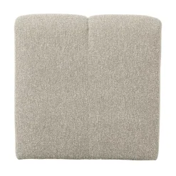 WOOOD Eetkamerbanken|Eetkamerbanken|Mojo Eetkamerbank Met Rugleuning Bouclé Beige Melange 84cm
