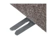 WOOOD Eetkamerbanken|Eetkamerbanken|Mojo Eetkamerbank Met Rugleuning Bouclé Bruin Melange 84cm