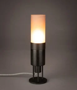 Dutchbone Bureaulampen|Momo 1-lichts Bureaulamp Charcoal