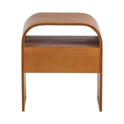 WOOOD Nachtkastjes|Industriele Kasten|Momo Nachtkastje Bruin 40cm