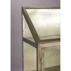 Dutchbone Vitrinekasten|Industriele Kasten|Monviso Vitrinekast Messing 64cm