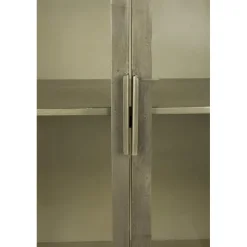 Dutchbone Vitrinekasten|Industriele Kasten|Monviso Vitrinekast Messing 64cm