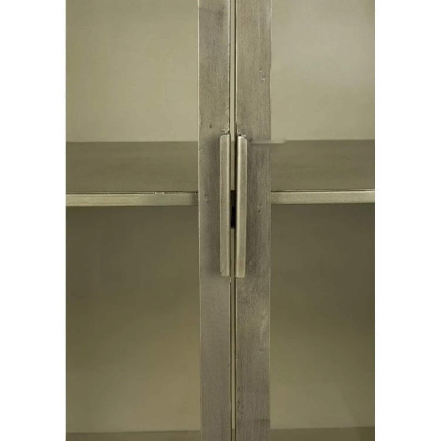 Dutchbone Vitrinekasten|Industriele Kasten|Monviso Vitrinekast Messing 64cm