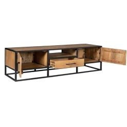 Furndea Industriele Kasten|Tv Meubels|Morada tv meubel industrieel Warm mangohout 180cm