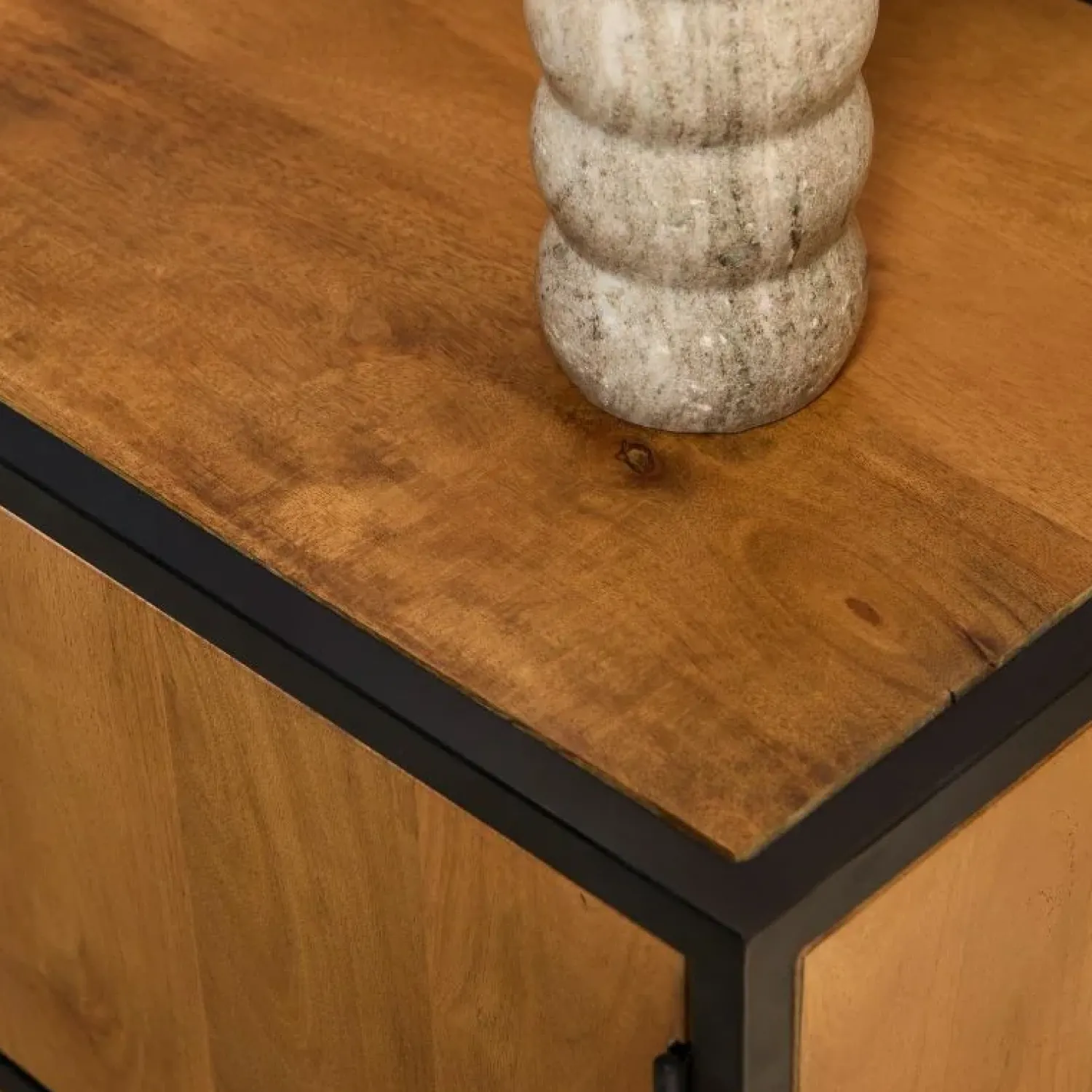 Furndea Industriele Kasten|Tv Meubels|Morada tv meubel industrieel Warm mangohout 180cm