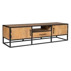Furndea Industriele Kasten|Tv Meubels|Morada tv meubel industrieel Warm mangohout 180cm