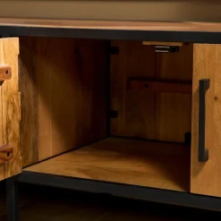 Furndea Industriele Kasten|Tv Meubels|Morada tv meubel industrieel Warm mangohout 240cm