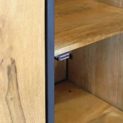 Furndea Wandkasten|Industriele Kasten|Morada Wandkast naturel Mangohout 90cm