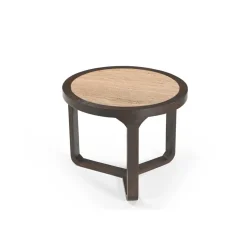 Furndea Bijzettafels|Moritz Bijzettafel Creme Travertin 60 cm