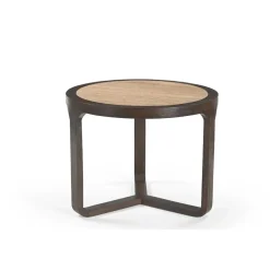 Furndea Bijzettafels|Moritz Bijzettafel Creme Travertin 60 cm