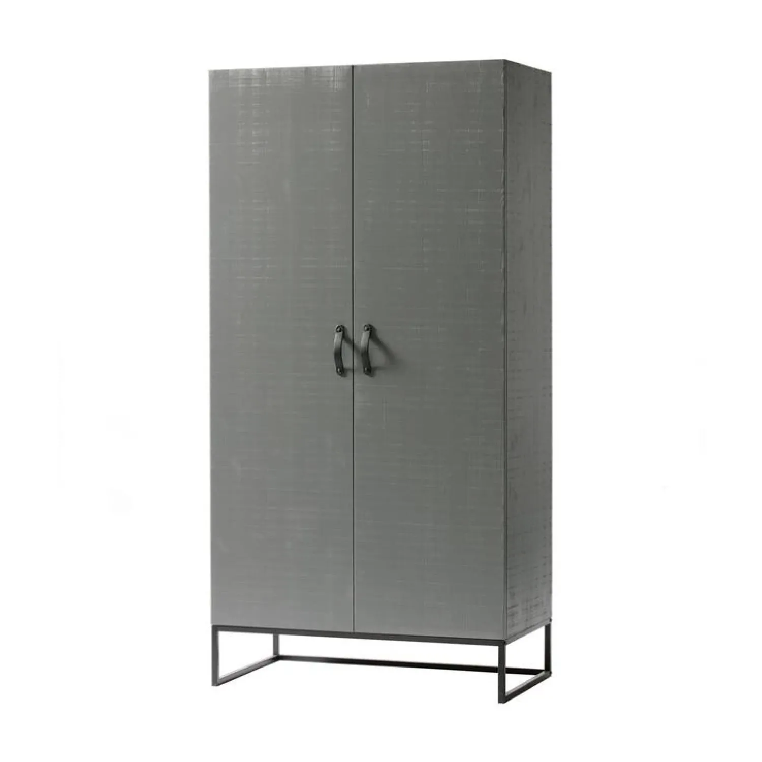 WOOOD Industriele Kasten|Kledingkasten|Morris Kast Dennenhout Leem 100cm