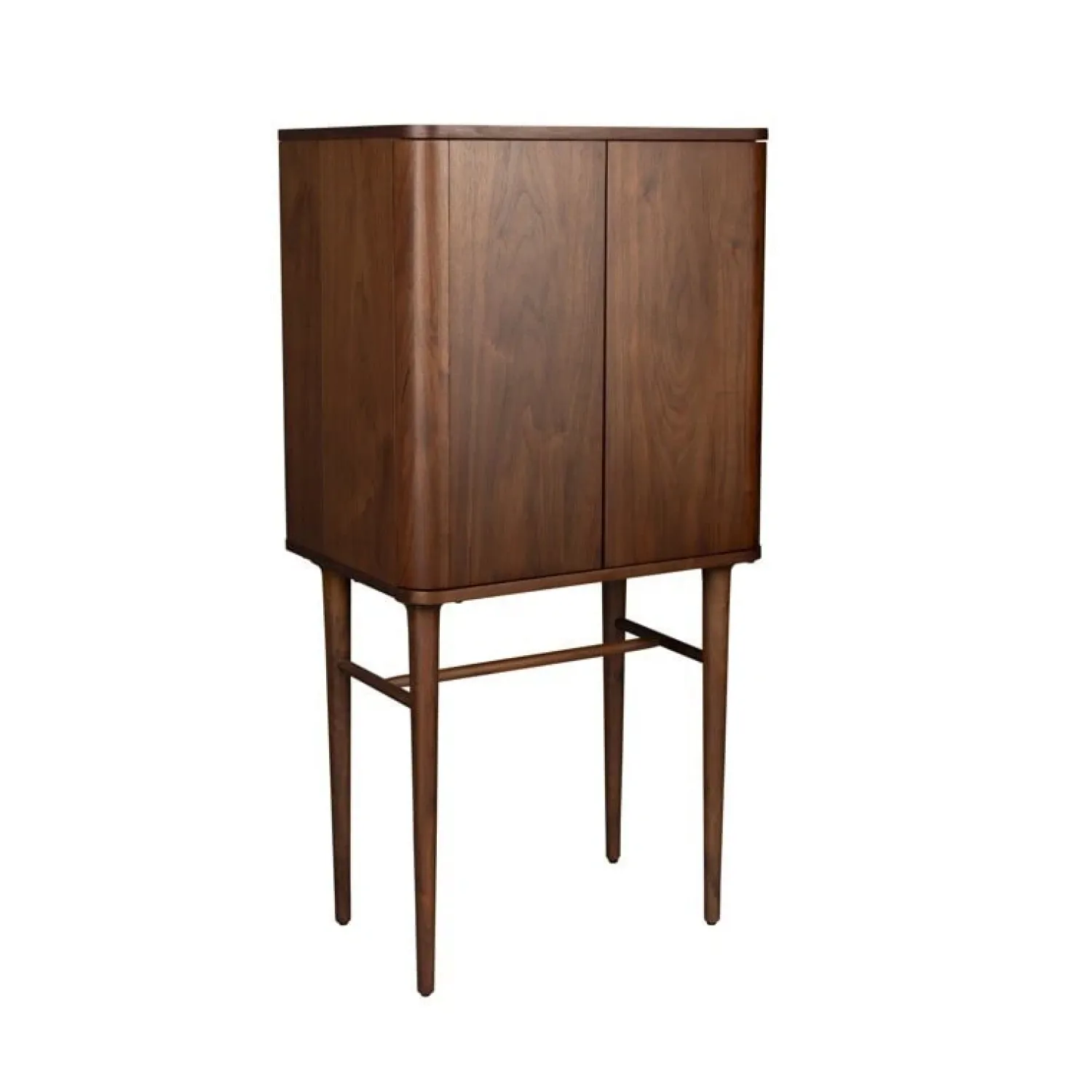 Dutchbone Wandkasten|Industriele Kasten|Morrison Wandkast Walnoot 62cm