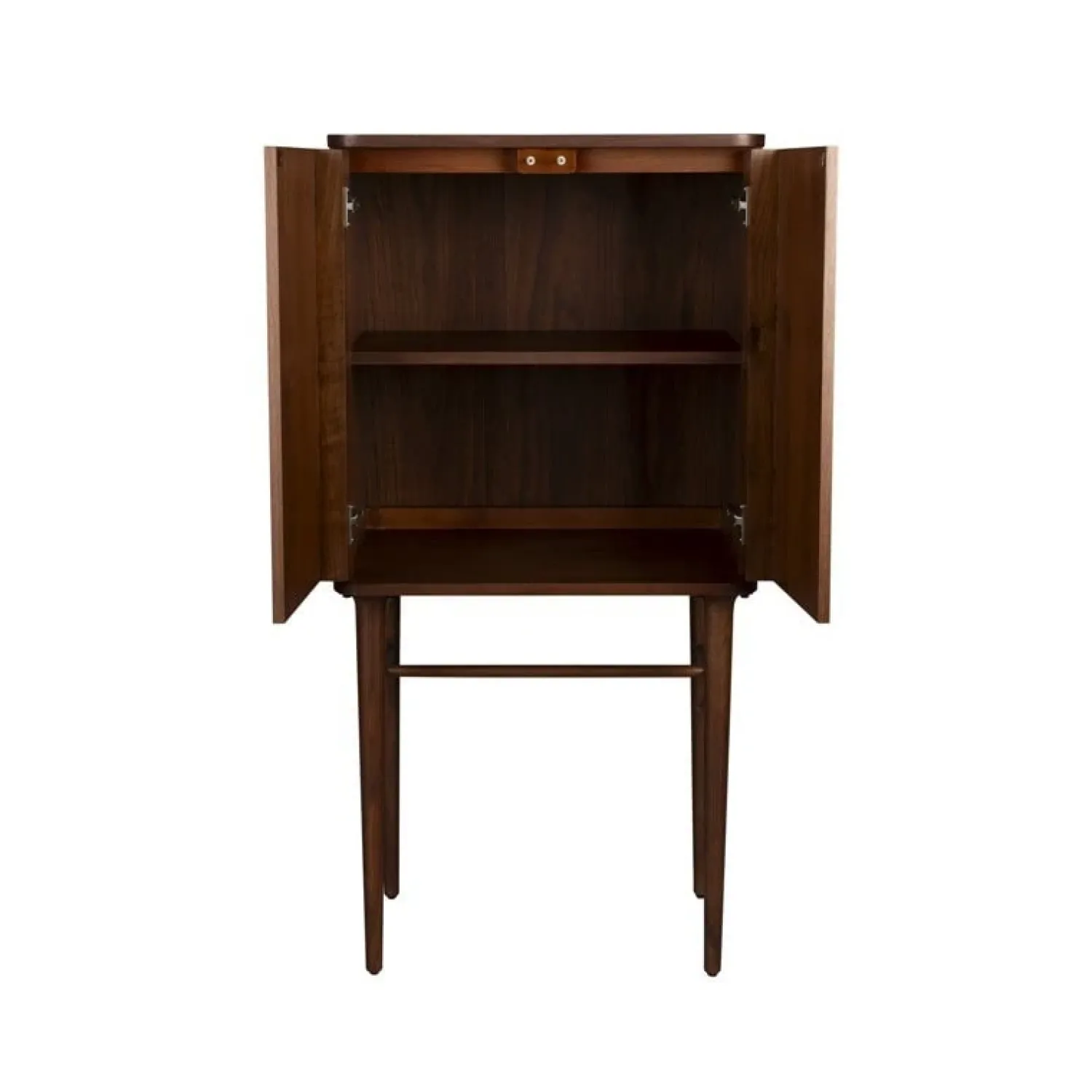 Dutchbone Wandkasten|Industriele Kasten|Morrison Wandkast Walnoot 62cm