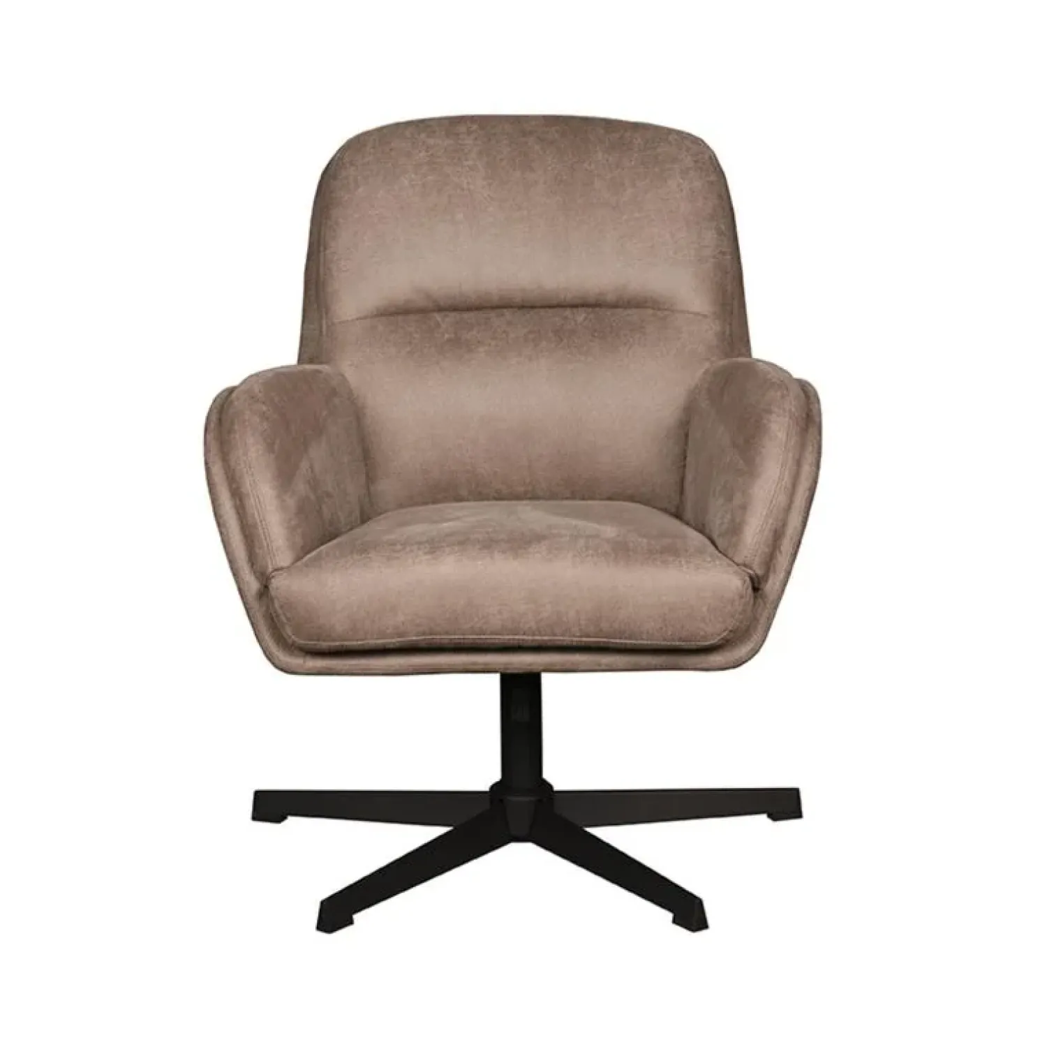 Label51 Fauteuils|Moss Fauteuil Taupe Micro Suede