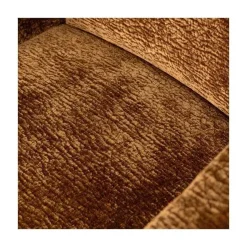 WOOOD Eetkamerstoelen|Mount Eetkamerstoel Met Armleuning Chenille Middenbruin