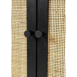NORI Living Industriele Kasten|Tv Meubels|Muji tv meubel met 3 lades rotan 150cm