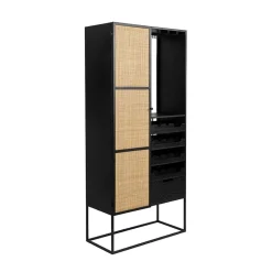 NORI Living Wijnkasten|Wandkasten|Muji wijnkast 80cm