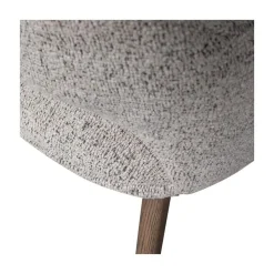 WOOOD Eetkamerstoelen|Murat Eetkamerstoel Naturel Met Houten Poot Bruin