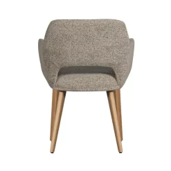 WOOOD Eetkamerstoelen|Murat Eetkamerstoel Naturel Met Houten Poot Naturel