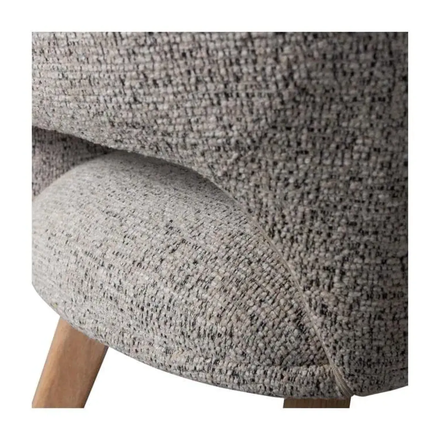 WOOOD Eetkamerstoelen|Murat Eetkamerstoel Naturel Met Houten Poot Naturel