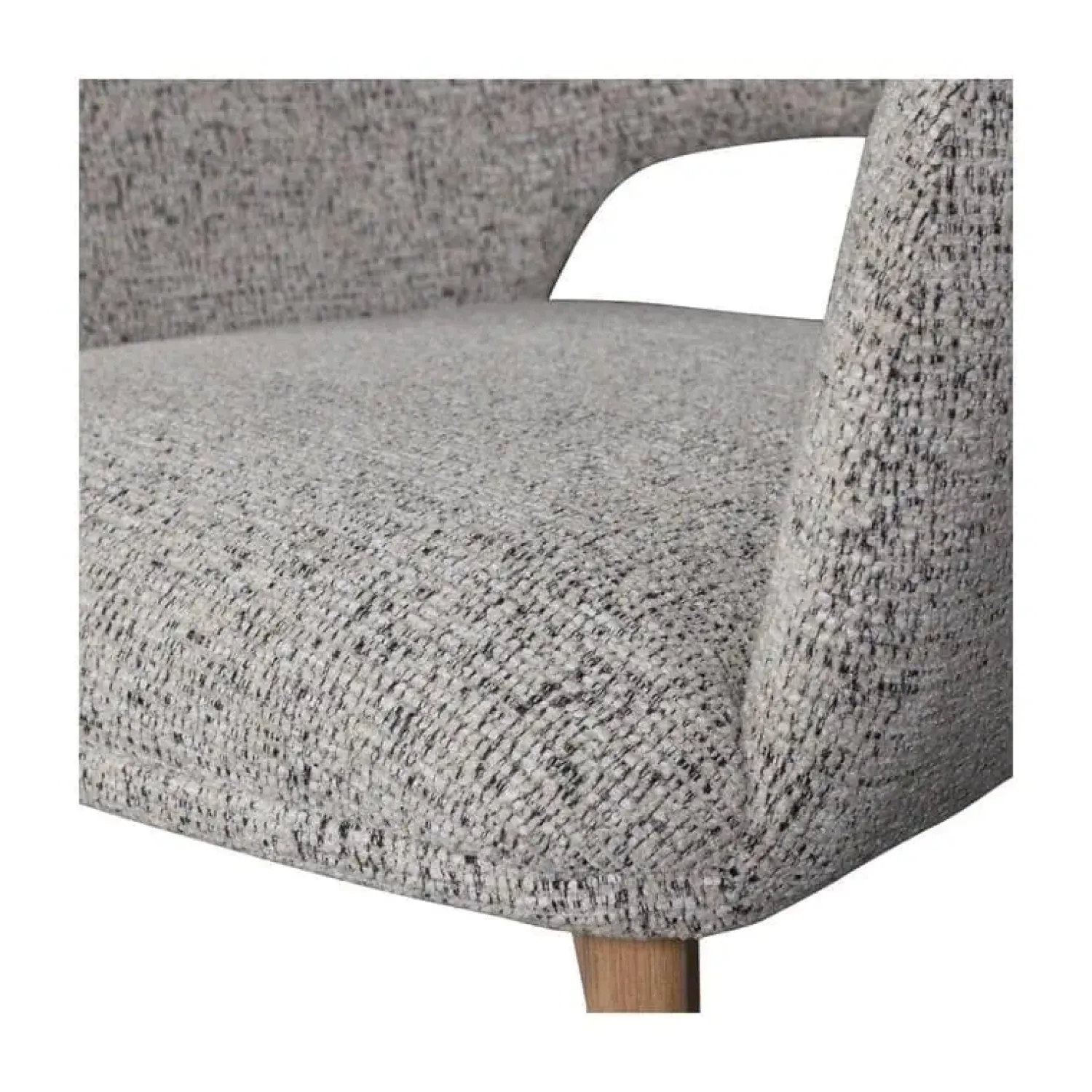 WOOOD Eetkamerstoelen|Murat Eetkamerstoel Naturel Met Houten Poot Naturel