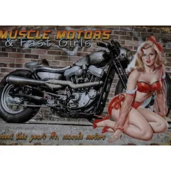 Cavetown Metalen Borden|Muscle Motors - metalen bord