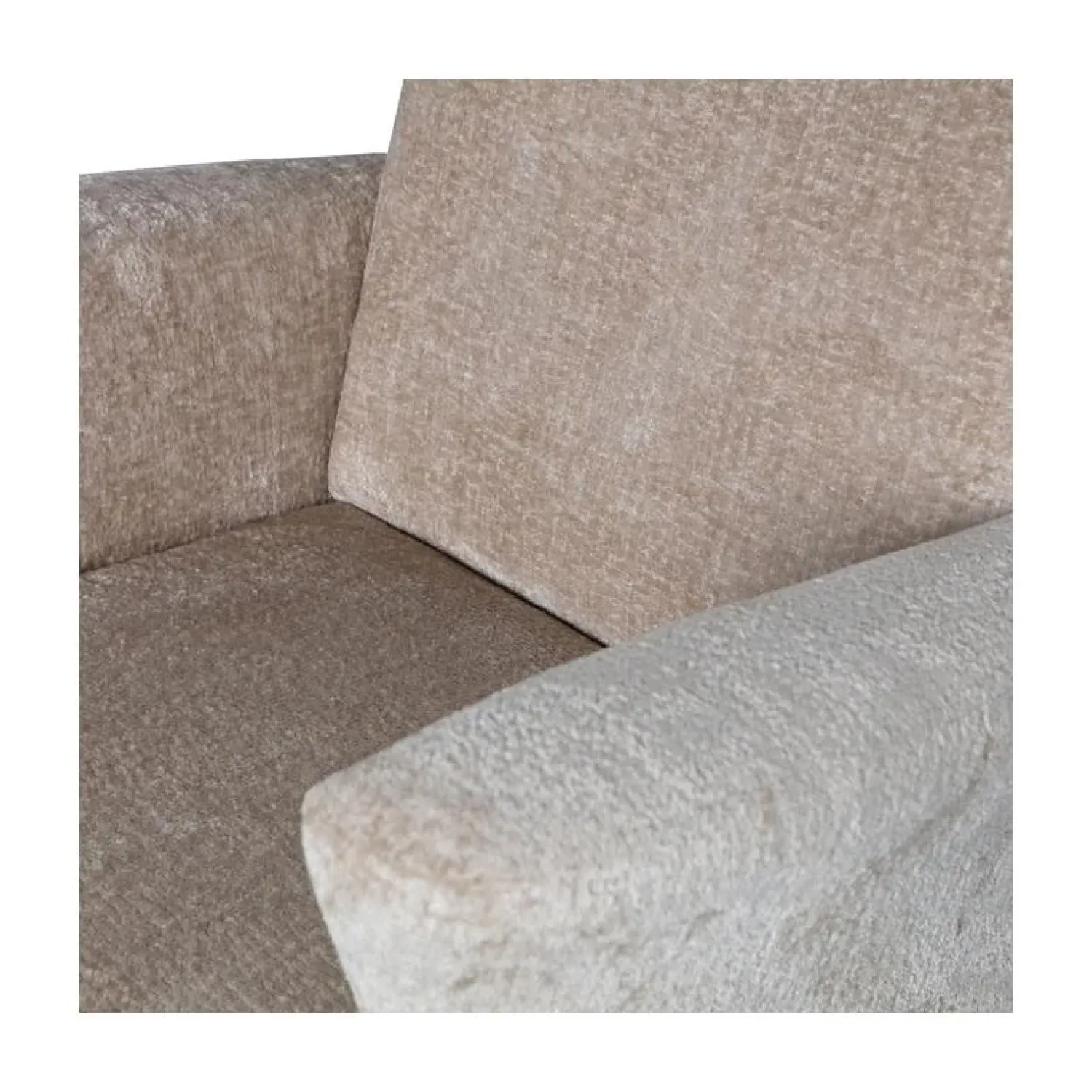 WOOOD Fauteuils|Muse Fauteuil Grof Geweven Stof Naturel