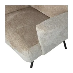 WOOOD Fauteuils|Muse Fauteuil Grof Geweven Stof Naturel