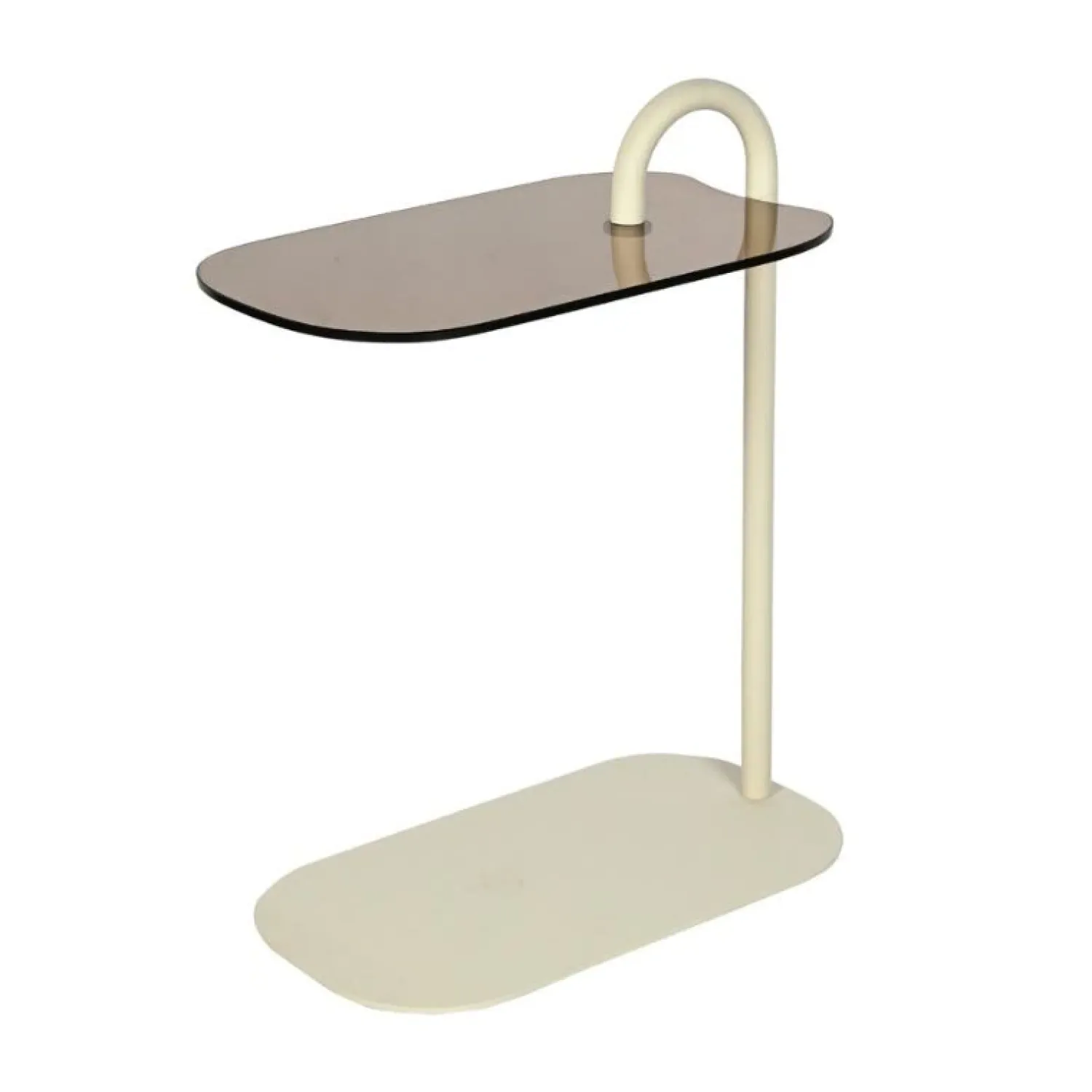 Livingfurn Bijzettafels|Mylon Bijzettafel Glas zand 48cm