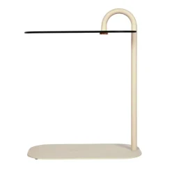 Livingfurn Bijzettafels|Mylon Bijzettafel Glas zand 48cm