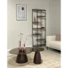 Livingfurn Salontafels|Mylon Salontafel glas Burgundy 86cm