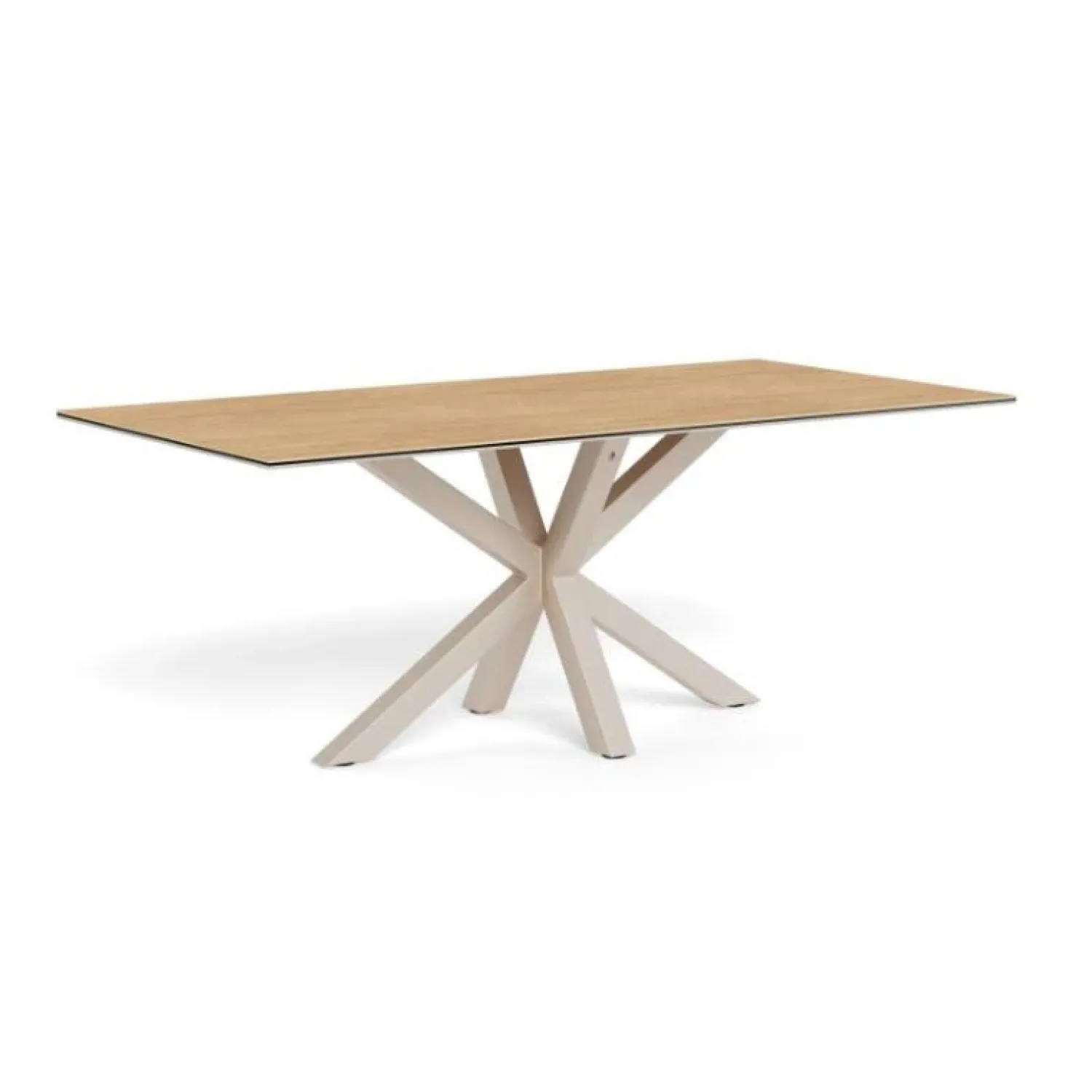 Nordhavn Eettafels|Myrthe Eettafel Keramiek met beige poot 200 cm