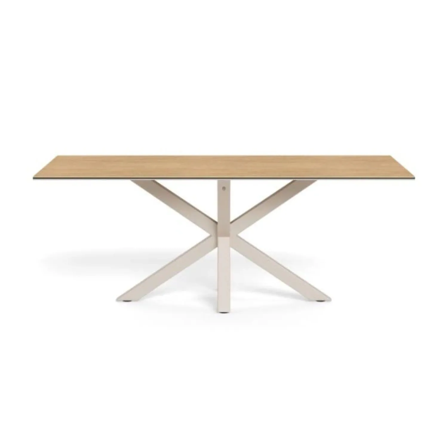 Nordhavn Eettafels|Myrthe Eettafel Keramiek met beige poot 200 cm