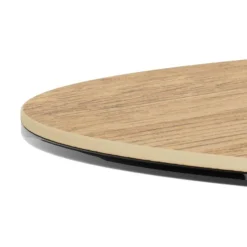 Nordhavn Salontafels|Myrthe Salontafel rond Keramiek met beige poot 82 cm