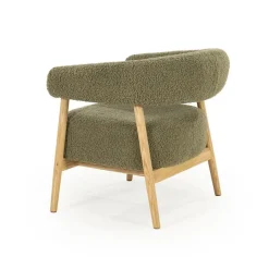 By Boo Fauteuils|Mysa Fauteuil Groen Hout