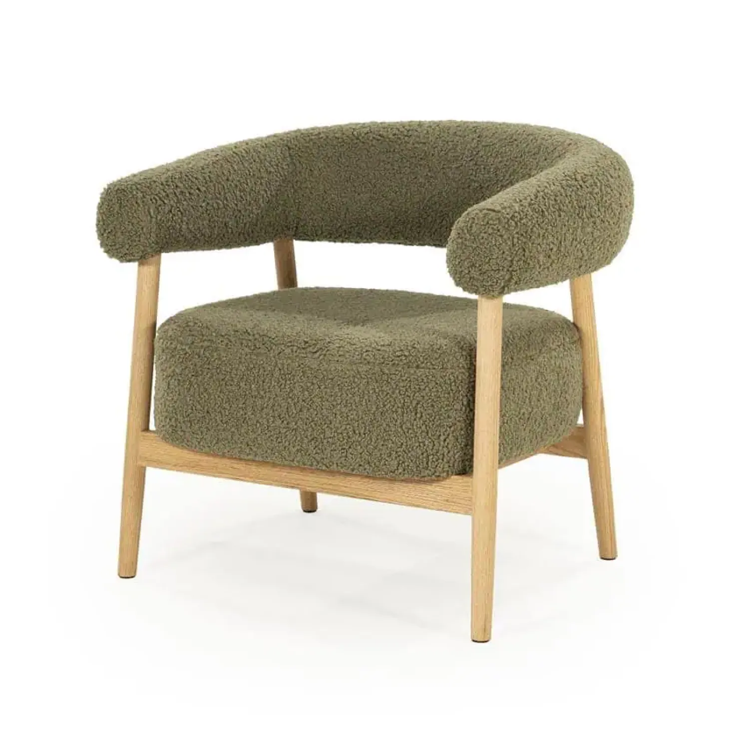 By Boo Fauteuils|Mysa Fauteuil Groen Hout