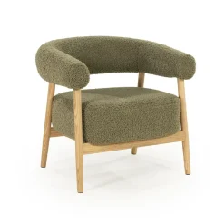 By Boo Fauteuils|Mysa Fauteuil Groen Hout
