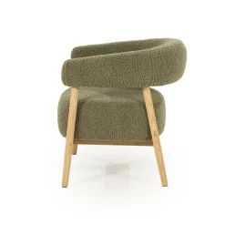 By Boo Fauteuils|Mysa Fauteuil Groen Hout