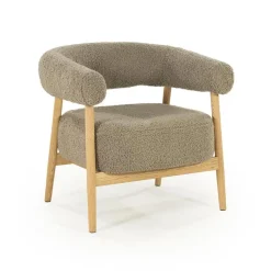 By Boo Fauteuils|Mysa Fauteuil Taupe Hout