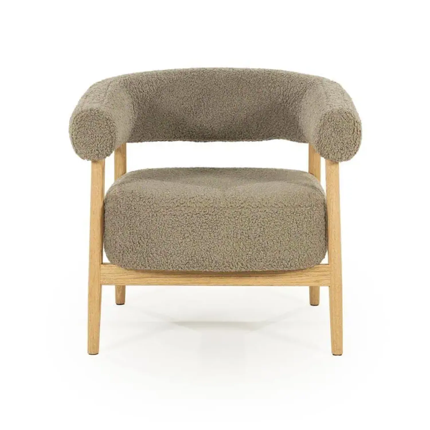 By Boo Fauteuils|Mysa Fauteuil Taupe Hout