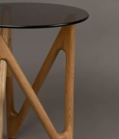 Dutchbone Bijzettafels|Naia Bijzettafel Natural 40cm