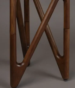 Dutchbone Bijzettafels|Naia Bijzettafel Walnoot 40cm