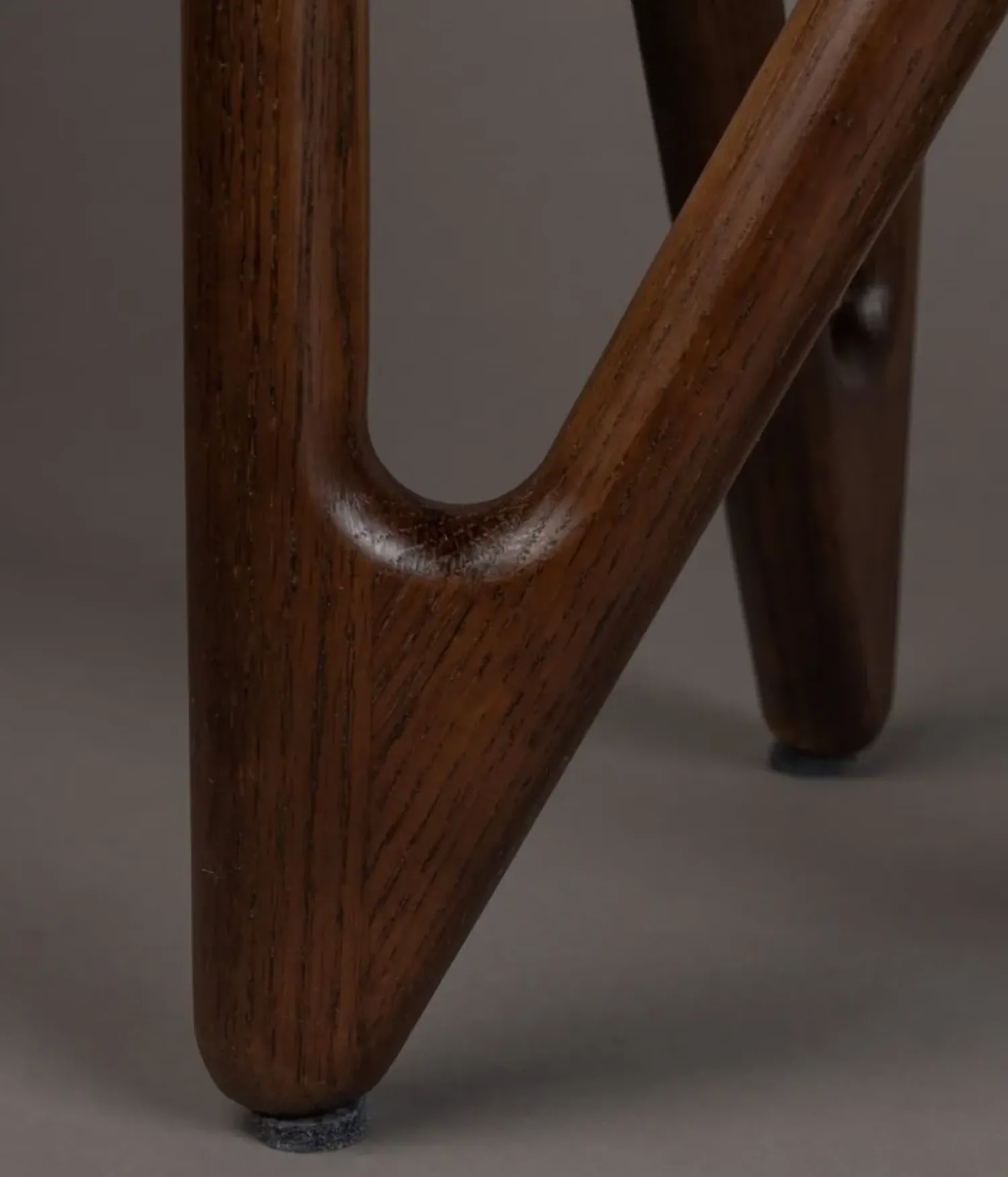 Dutchbone Bijzettafels|Naia Bijzettafel Walnoot 40cm