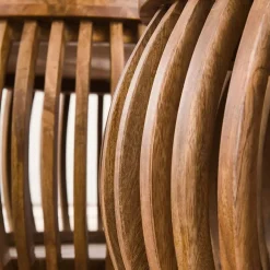 Cavetown Salontafels|Namra Curved salontafel set van 2 mangohout zandkleur