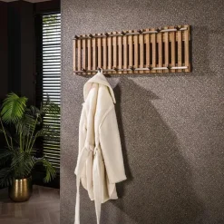 Kalfort Kapstokken|Namra Kapstok 13 haken mangohout 100cm