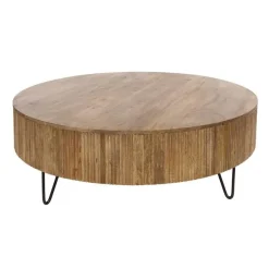 Kalfort Salontafels|Namra Salontafel rond Mangohout Ø120cm